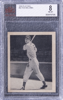 1939 Play Ball #92 Ted Williams Rookie Card – BVG NM-MT 8